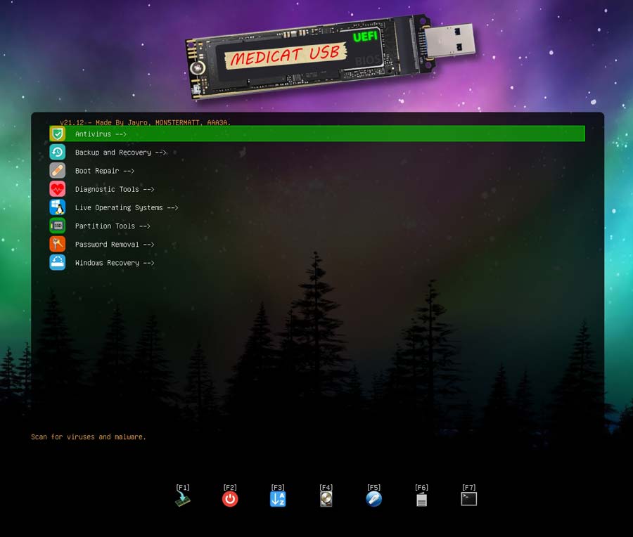 MediCat USB Screenshot