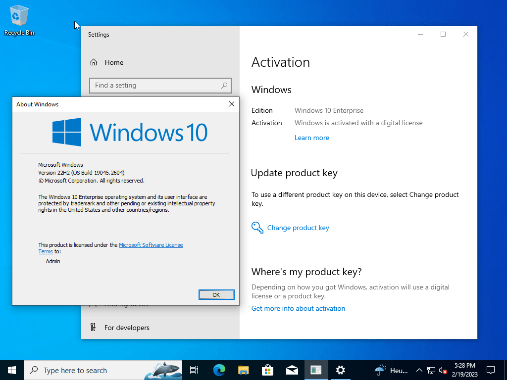 Windows 10 Enterprise