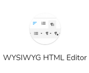 WYSIWYG HTML Editor