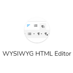 WYSIWYG HTML Editor