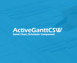 ActiveGanttCSW Gantt Chart